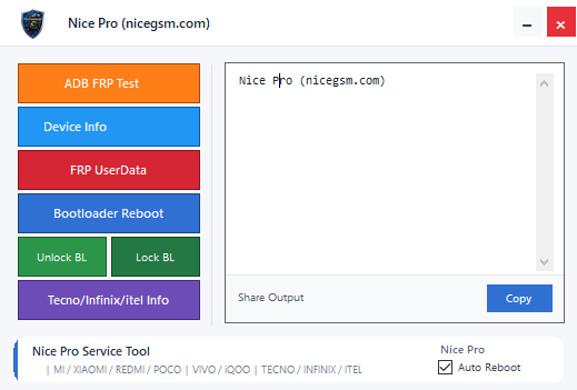 Nice Pro Service Tool